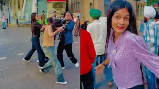 Girl Records Instagram Reel Amid Ugly Fighting In The Background; Gets Brutally Trolled On Internet | Viral Video
